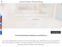 Tablet Screenshot of leanasykescounseling.com